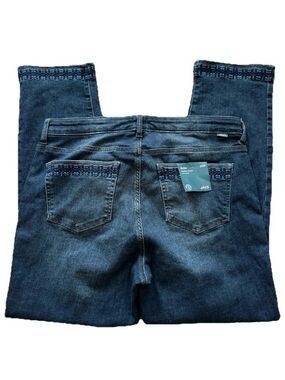 Jag Ruby Mid Rise Straight Jeans 16W Christopher Blue Wash 30” Inseam NWT